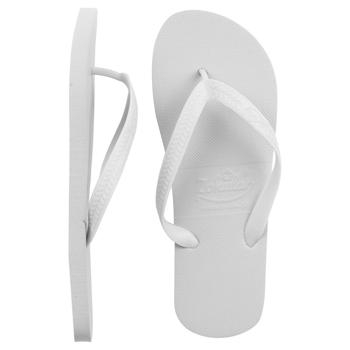 Zohula Originals White Flip Flops Wedding Flip Flops