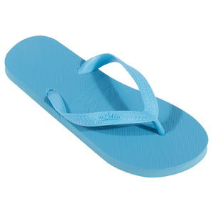 sky blue flip flops