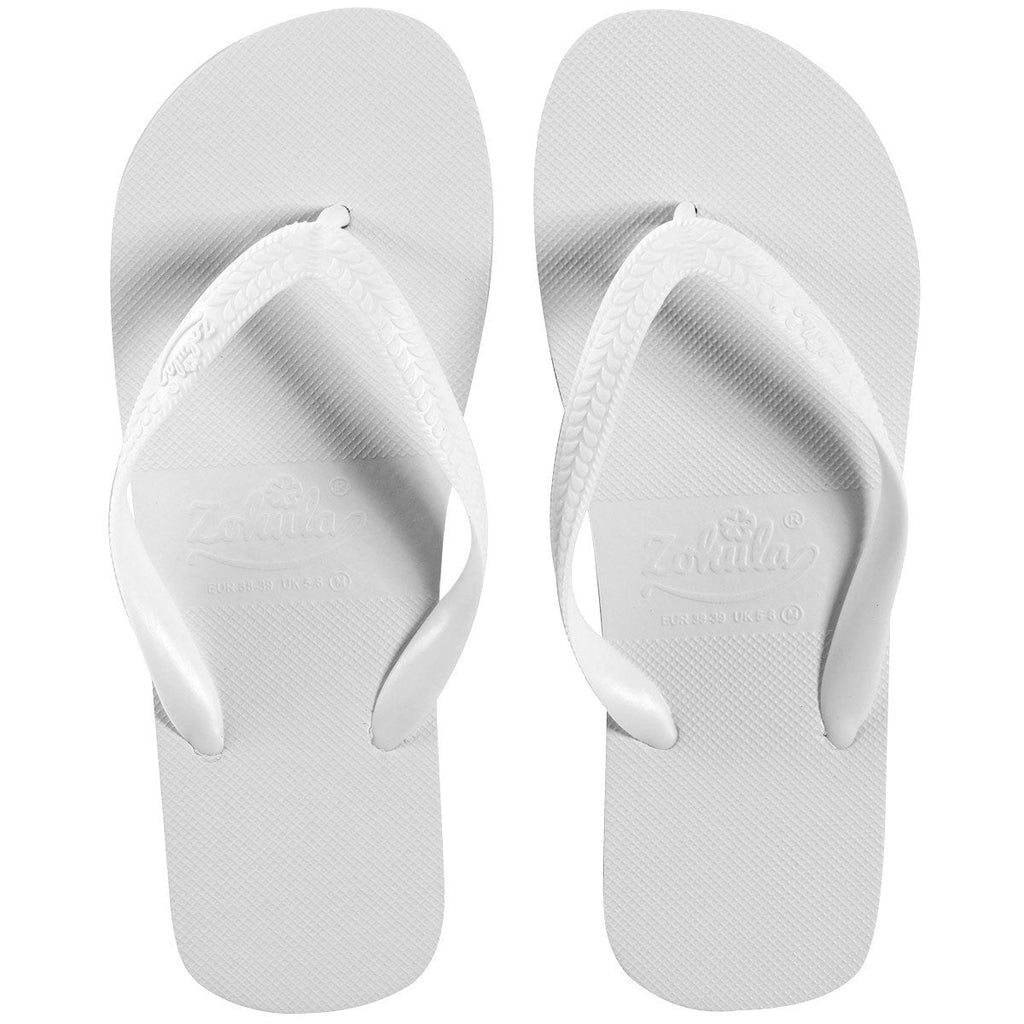 Zohula Originals White Flip Flops â Wedding Flip Flops