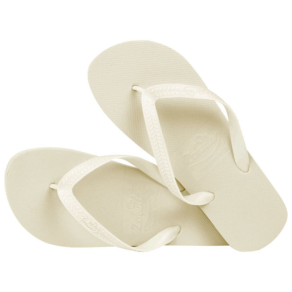 wedding flip flops cream colour