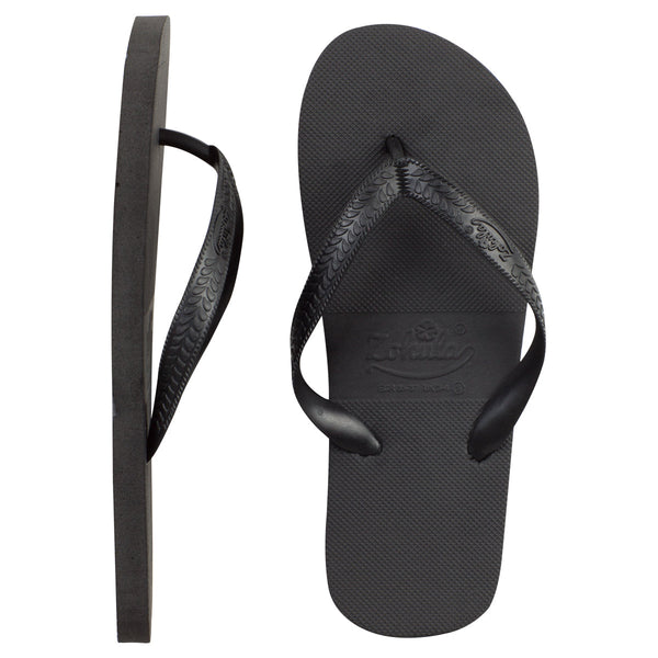 wedding flip flops black