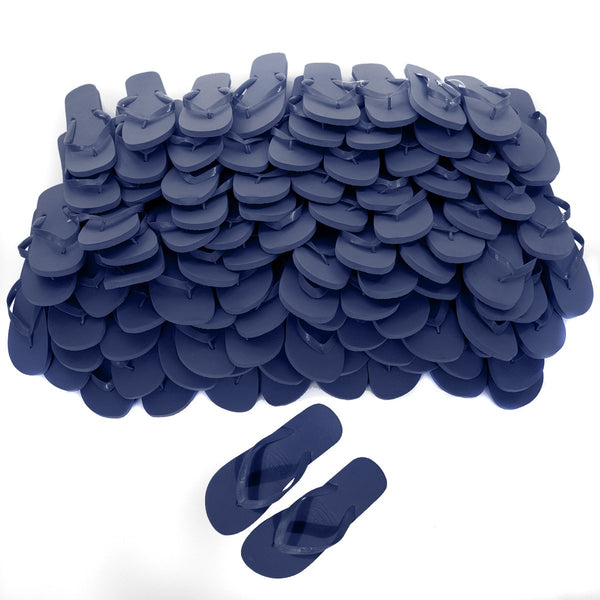 wholesale flip flops navy blue