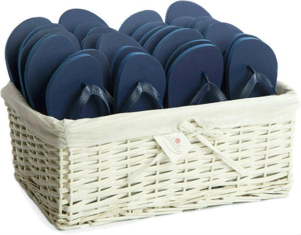 Zohula * Navy Blue * Originals Party Pack - 20 Pairs - Wedding Flip Flops