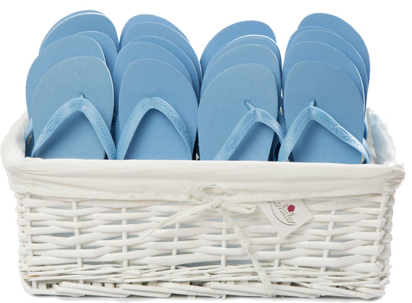 Zohula * Sky Blue * Originals Party Pack - 20 Pairs - Wedding Flip Flops